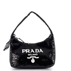 Prada Re-Edition Hobo Sequins Mini #237804P24B